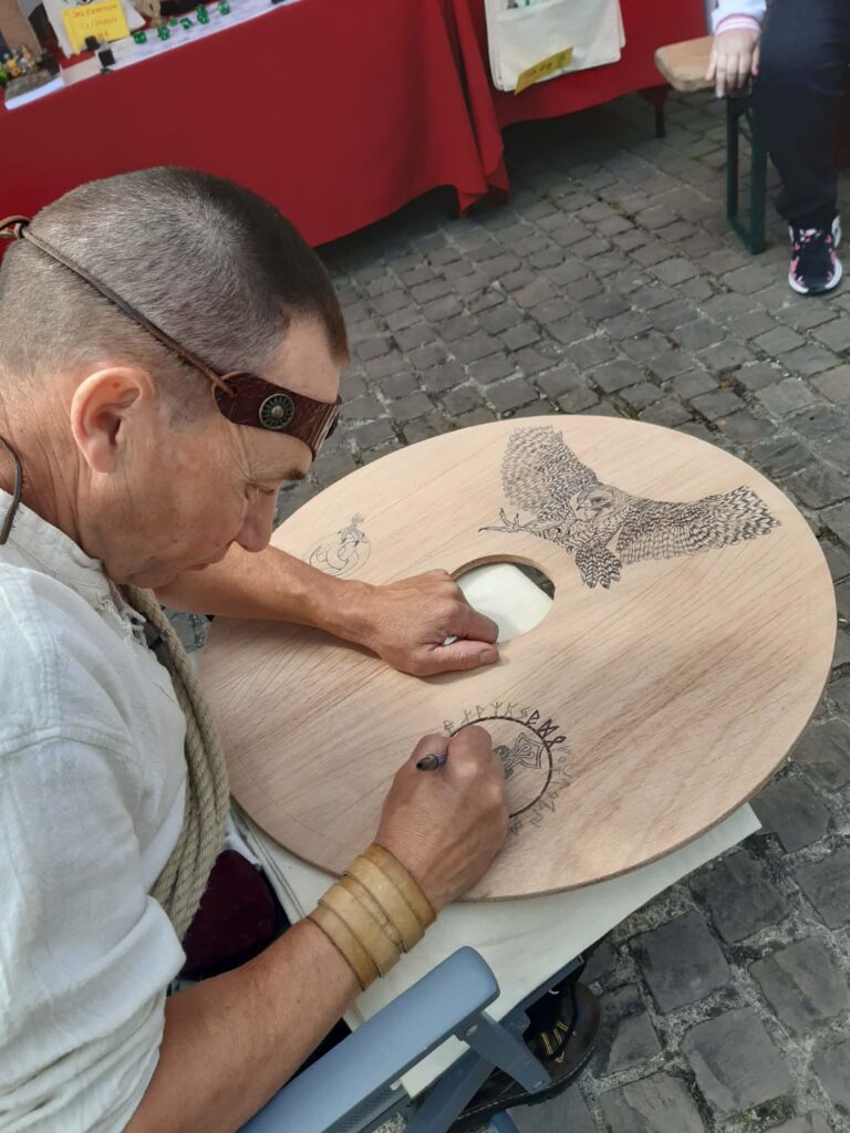 Gilles et le bouclier